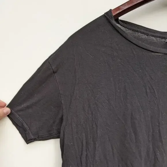 Topshop Basic Black Tee 8 - Picture 6 of 7